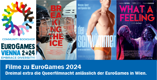 Filme im Rahmen der Queerfilmnacht zur EuroGames 2024 in Wien