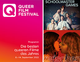 Programm und Spielplan des Queerfilmfestivals 2022