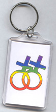 Schlsselanhnger Doppelfrau: Double female key ring