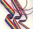 Regenbogen-Dekoband S/ Rainbow Ribbon S: 5 m lang, ca. 1 cm breit
