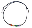 Halskette: Halskette mit Regenbogen-Röllchen