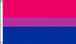 Flagge: Groe Flagge fr Bisexuelle