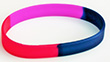 Armband: Silikonarmband fr Bisexuelle