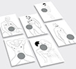 Hajime Yamamoto: Postcard Set - Les Garons des Fleurs - Full Bloom