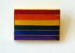 Regenbogenfahne gerade: 18x12mm